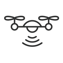 Aerial UAV [wireframe] Icon Icons Pack, Aerial UAV [wireframe] Icon ...